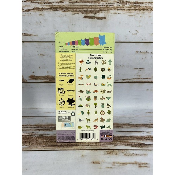 CRICUT Cartridge Cutter - GIVE A HOOT Pre-Owned Unknown Link Status - Picture 3 of 3